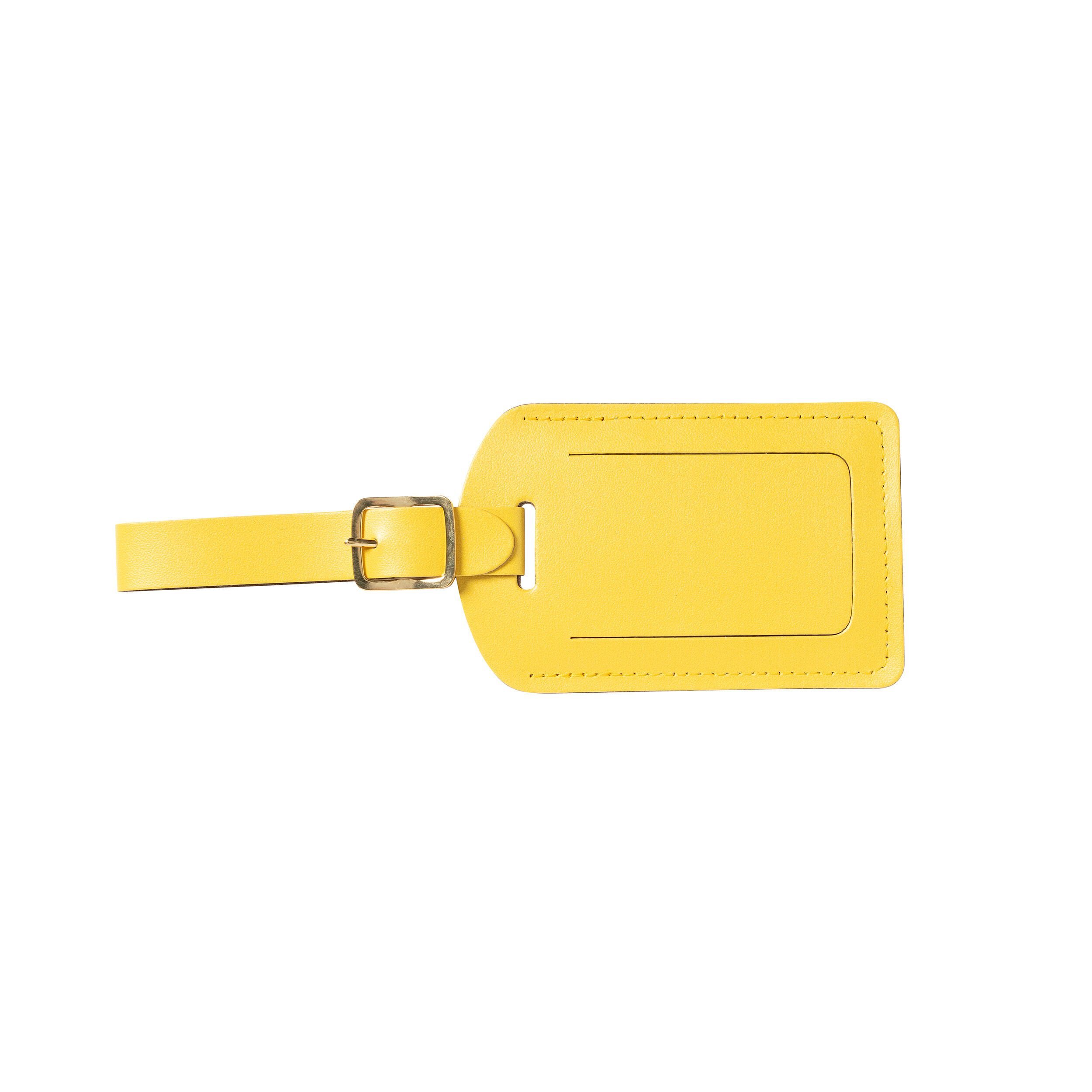 Yellow luggage tag cheap